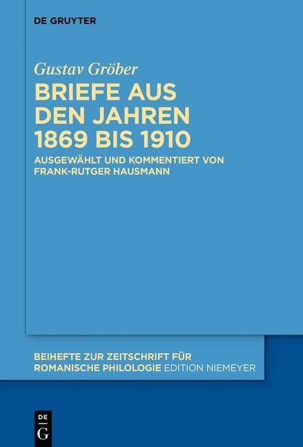 Produktbild: Briefe aus den Jahren 1869 bis 1910