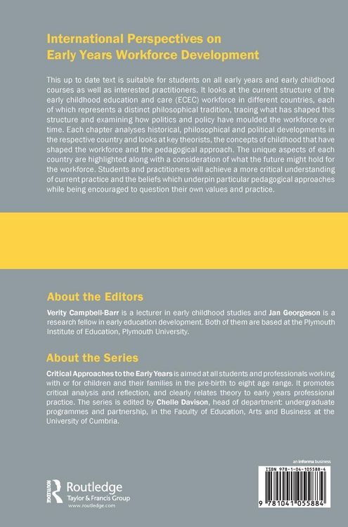 Produktbild: International Perspectives on Early Years Workforce Development