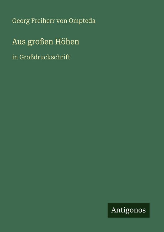 Produktbild: Aus gro&szlig;en H&ouml;hen