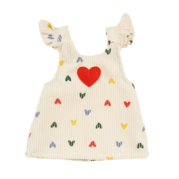 Produktbild: Set Kleid ''Herz-Konfetti'' Gr. 28-35 cm