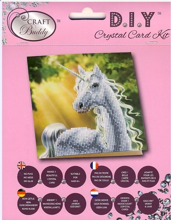 Bild vom Artikel Craft Buddy CCK-A2 - Sunshine Unicorn, 18x18cm Crystal Art Card, Diamond Painting vom Autor 