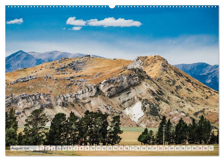 Produktbild: Neuseeland - Landschaftstr&auml;ume (Wandkalender 2026 DIN A2 quer), CALVENDO Monatskalender