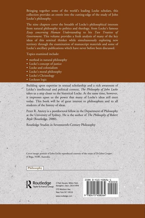 Produktbild: The Philosophy of John Locke