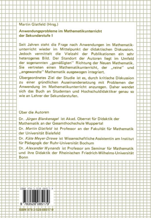 Produktbild: Anwendungsprobleme im Mathematikunterricht der Sekundarstufe I