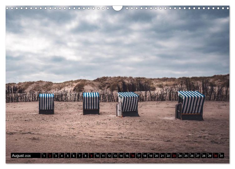 Produktbild: Mein Jahr auf Norderney (Wandkalender 2026 DIN A3 quer), CALVENDO Monatskalender