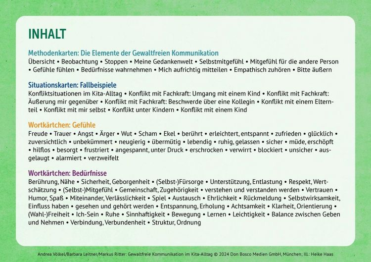 Produktbild: Gewaltfreie Kommunikation im Kita-Alltag