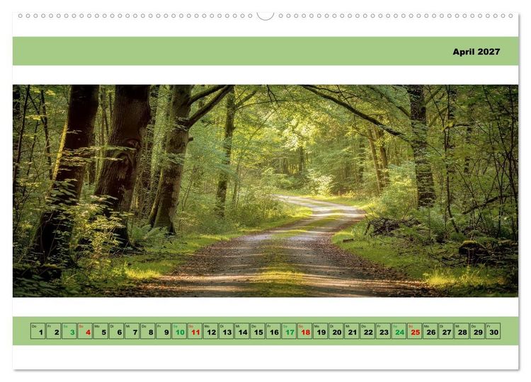 Produktbild: Naturaufnahmen - Panorama (Wandkalender 2027 DIN A2 quer), CALVENDO Monatskalender