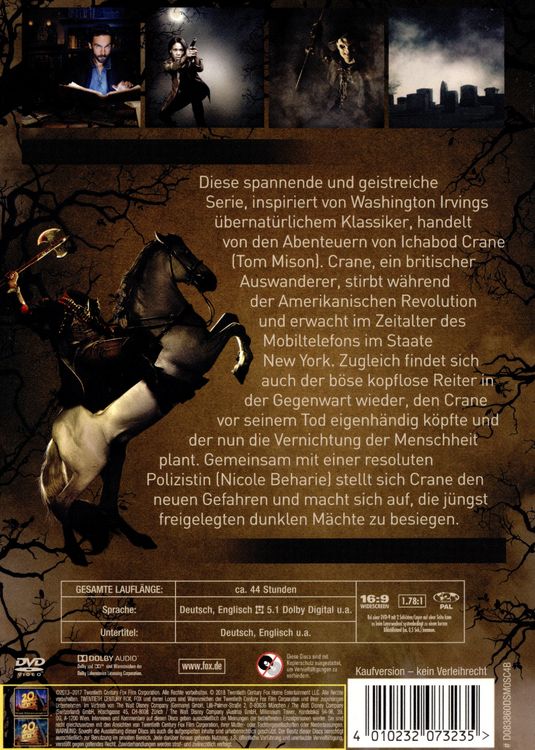 Produktbild: Sleepy Hollow - Die komplette Serie [18 DVDs]