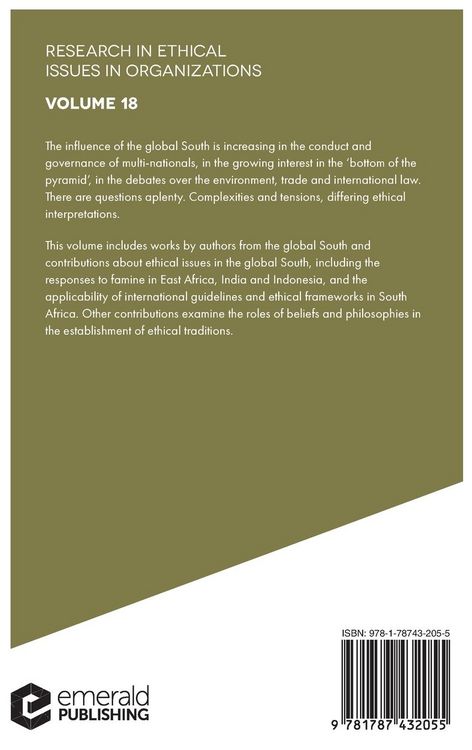 Produktbild: Ethics in the Global South