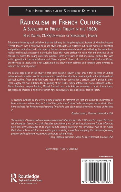 Produktbild: Radicalism in French Culture