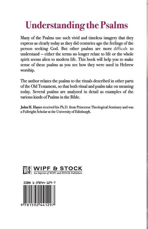 Produktbild: Understanding the Psalms