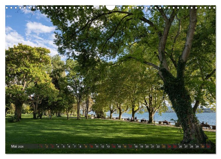 Produktbild: Die Halbinsel Mettnau - Erholungsort im Bodensee (Wandkalender 2026 DIN A3 quer), CALVENDO Monatskalender
