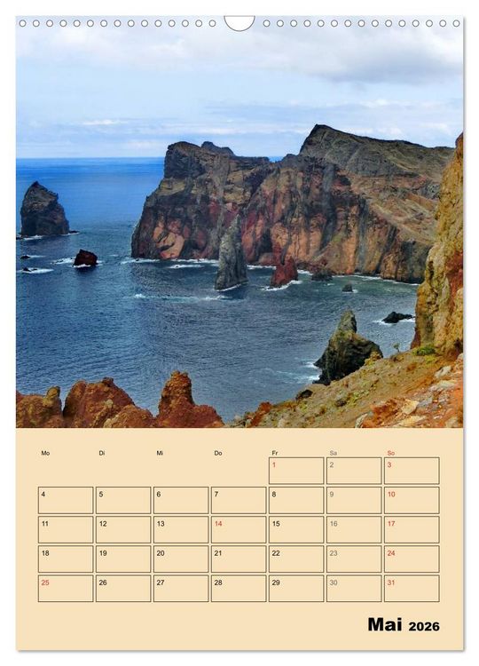 Produktbild: Abenteuer Madeira (Wandkalender 2026 DIN A3 hoch), CALVENDO Monatskalender