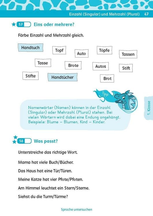 Produktbild: Klett Team Drachenstark: Kurztests Deutsch 1./2. Klasse
