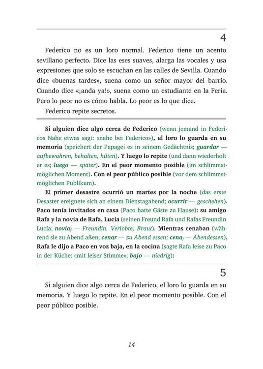 Produktbild: El loro fugitivo de Triana - Spanisch lernen mit lustigen Kurzgeschichten A1-A2 (+ Audio-CD)