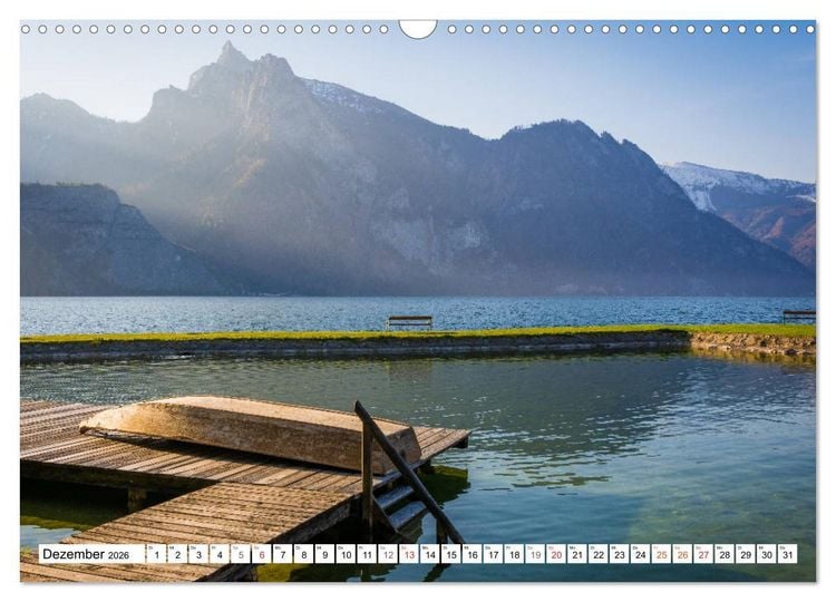 Produktbild: Ein Fr&uuml;hling am Traunsee - Vertr&auml;umte Ansichten (Wandkalender 2026 DIN A3 quer), CALVENDO Monatskalender