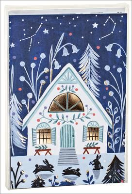 Produktbild: Cozy Winter Cabin Big Notecard Set