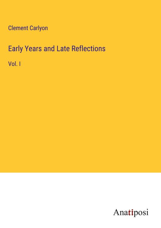 Produktbild: Early Years and Late Reflections