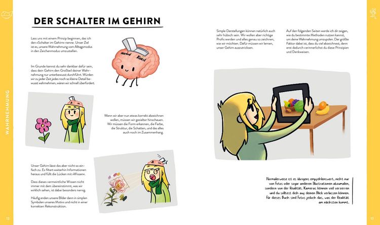 Produktbild: Zeichnen beginnt im Kopf &ndash; Die ultimative Zeichenschule von YouTube-Zeichnerin LinaFleer