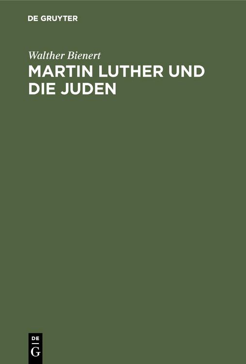Produktbild: Martin Luther und die Juden