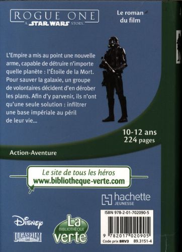 Produktbild: Rogue One, a Star Wars story : le roman du film
