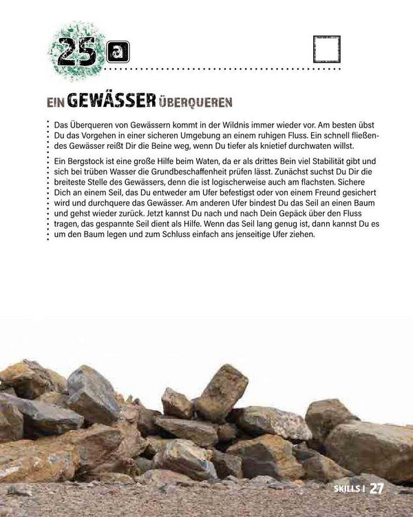 Produktbild: Die Bucket List f&uuml;r echte Bushcrafter