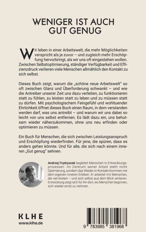 Produktbild: Weniger ist auch gut genug