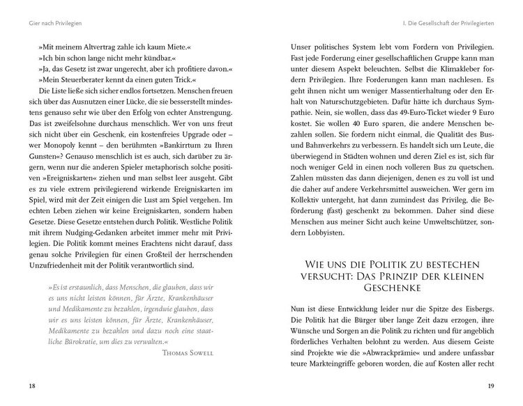 Produktbild: Gier nach Privilegien