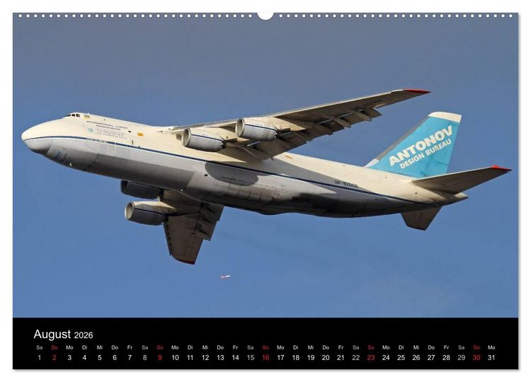 Produktbild: Welt der Flugzeuge (Wandkalender 2026 DIN A2 quer), CALVENDO Monatskalender