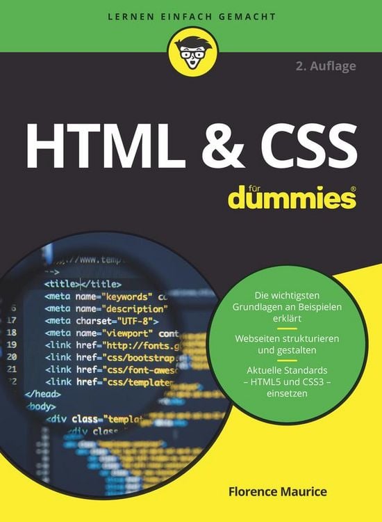 Produktbild: HTML & CSS für Dummies