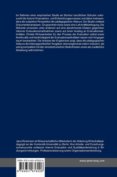 Produktbild: Interne Evaluation zwischen bildungspolitischen Vorgaben und individueller Entwicklung der Einzelschule