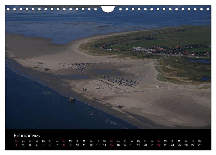 Produktbild: Die Nordseek&uuml;ste (Wandkalender 2026 DIN A4 quer), CALVENDO Monatskalender