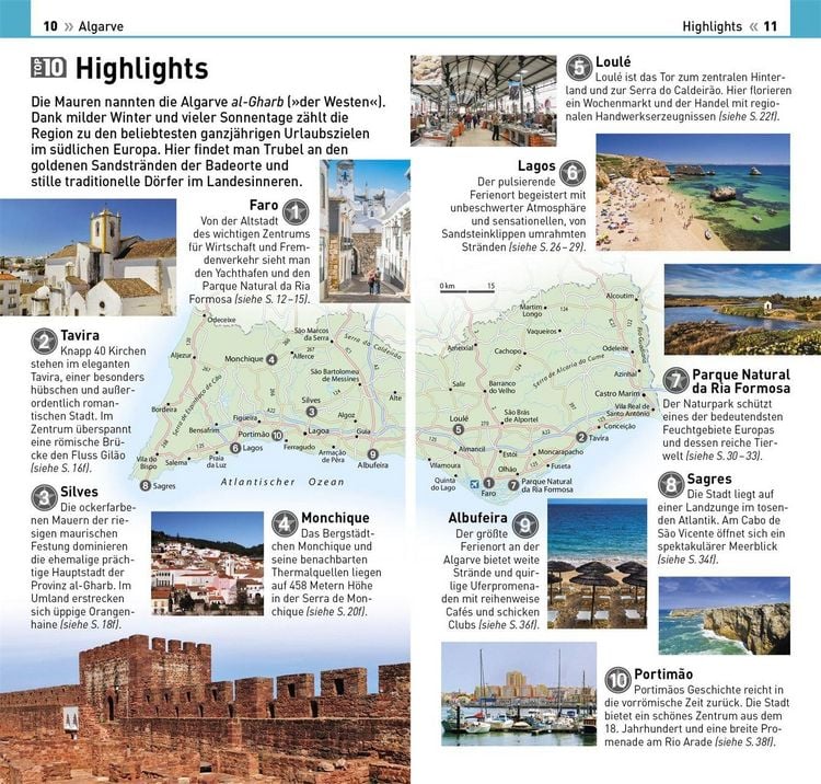Produktbild: TOP10 Reisef&uuml;hrer Algarve
