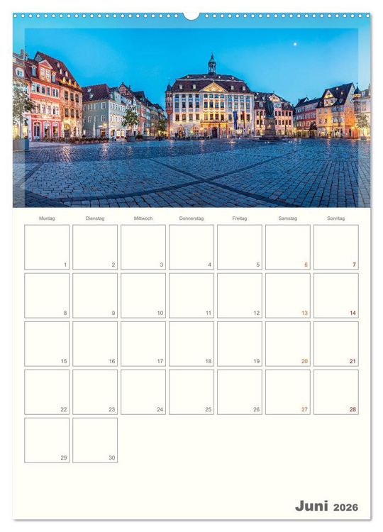 Produktbild: Coburg - im Wandel der Zeit (hochwertiger Premium Wandkalender 2026 DIN A2 hoch), Kunstdruck in Hochglanz