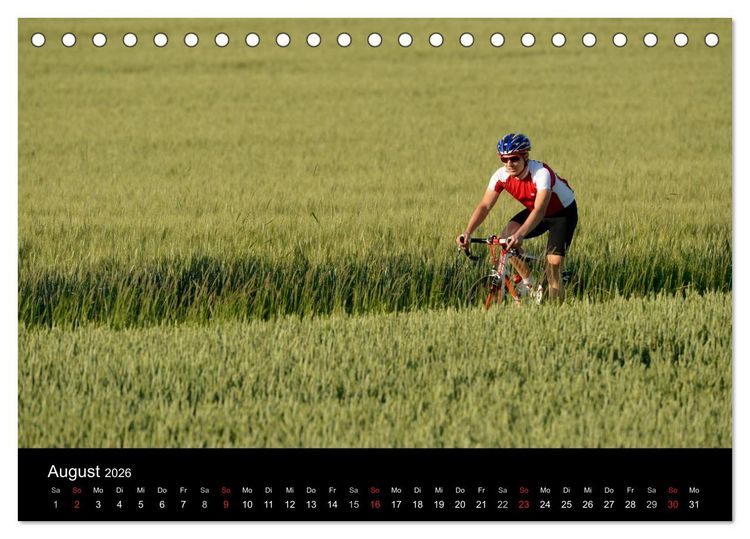 Produktbild: BIKE and FUN (Tischkalender 2026 DIN A5 quer), CALVENDO Monatskalender