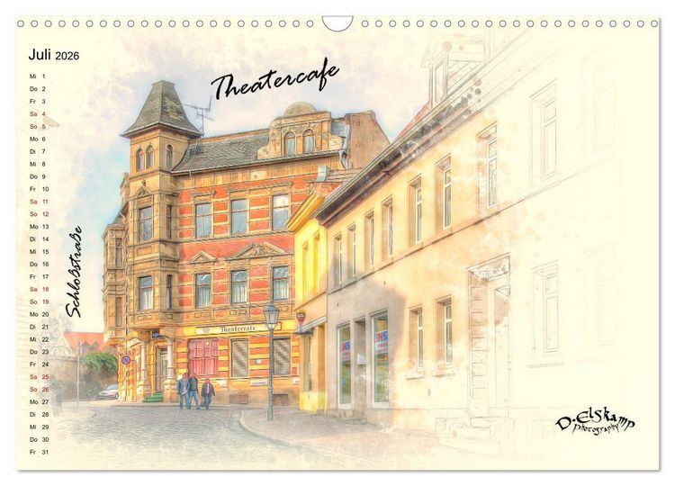 Produktbild: Bernburg meine Stadt (Wandkalender 2026 DIN A3 quer), CALVENDO Monatskalender