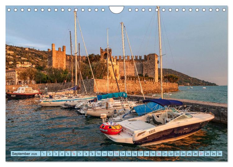 Produktbild: Lake Garda Mediterranean oasis in Northern Italy (Wall Calendar 2026 DIN A4 landscape), CALVENDO 12 Month Wall Calendar