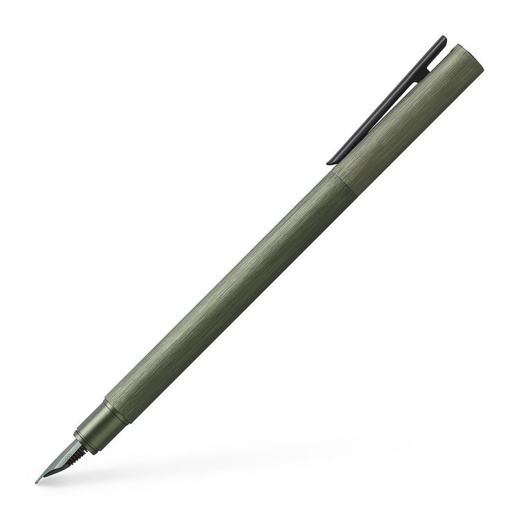 Produktbild: Faber-Castell F&uuml;ller Neo Slim Aluminium, olivgr&uuml;n, B