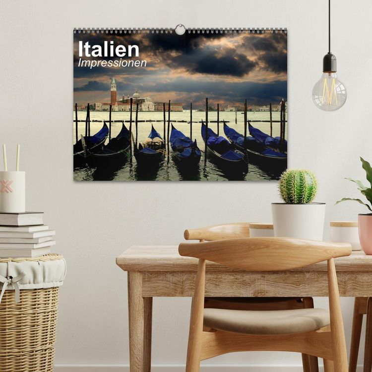 Produktbild: Italien &bull; Impressionen (Wandkalender 2026 DIN A3 quer), CALVENDO Monatskalender