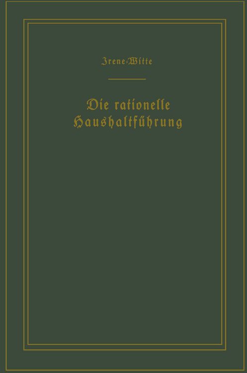 Produktbild: Die rationelle Haushaltf&uuml;hrung / The New Housekeeping