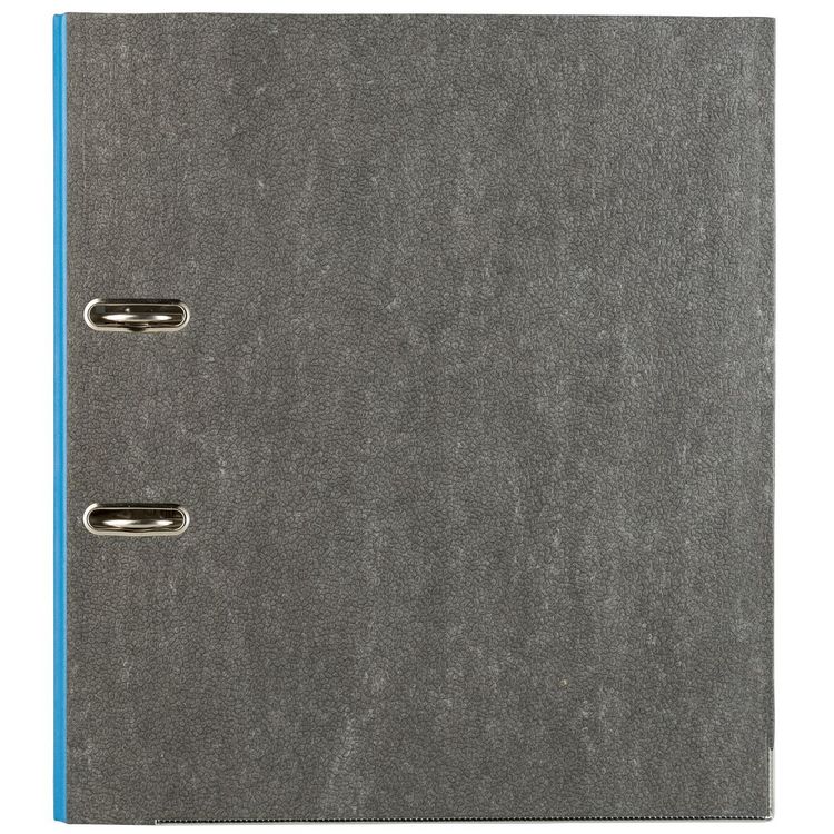 Produktbild: Idena Ordner aus Pappe Wolkenmarmor blau DIN A4 R&uuml;ckenbreite 8cm