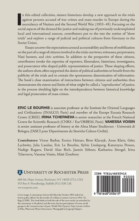 Produktbild: Seeking Accountability for Nazi and War Crimes in East and Central Europe