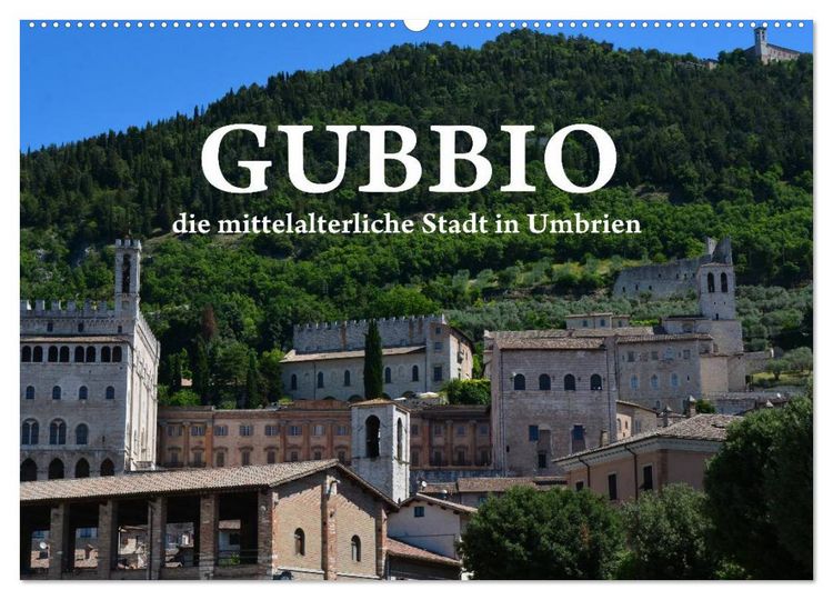 Produktbild: Gubbio - die mittelalterliche Stadt in Umbrien (Wandkalender 2026 DIN A2 quer), CALVENDO Monatskalender