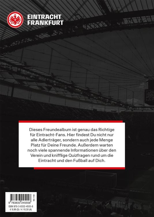 Produktbild: Eintracht Frankfurt: Meine Freunde - Das offizielle Eintracht Frankfurt Freundebuch