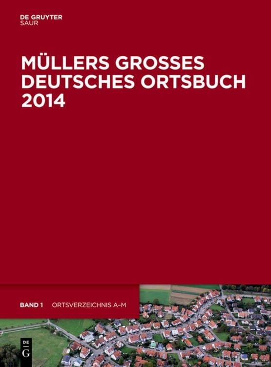 Produktbild: M&uuml;llers Gro&szlig;es Deutsches Ortsbuch 2014