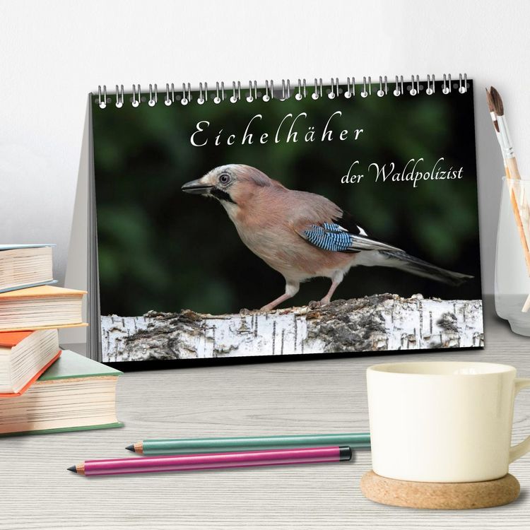 Produktbild: Eichelh&auml;her der Waldpolizist (Tischkalender 2026 DIN A5 quer), CALVENDO Monatskalender