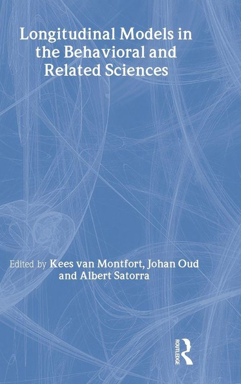 Produktbild: Longitudinal Models in the Behavioral and Related Sciences
