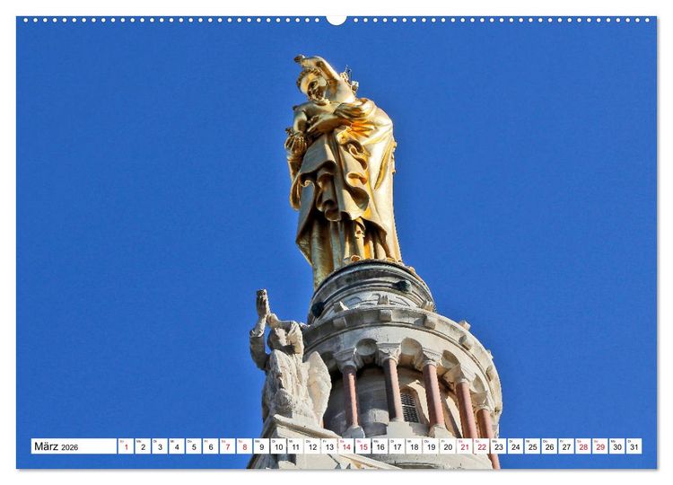Produktbild: Marseille vom Frankfurter Taxifahrer Petrus Bodenstaff (hochwertiger Premium Wandkalender 2026 DIN A2 quer), Kunstdruck in Hochglanz