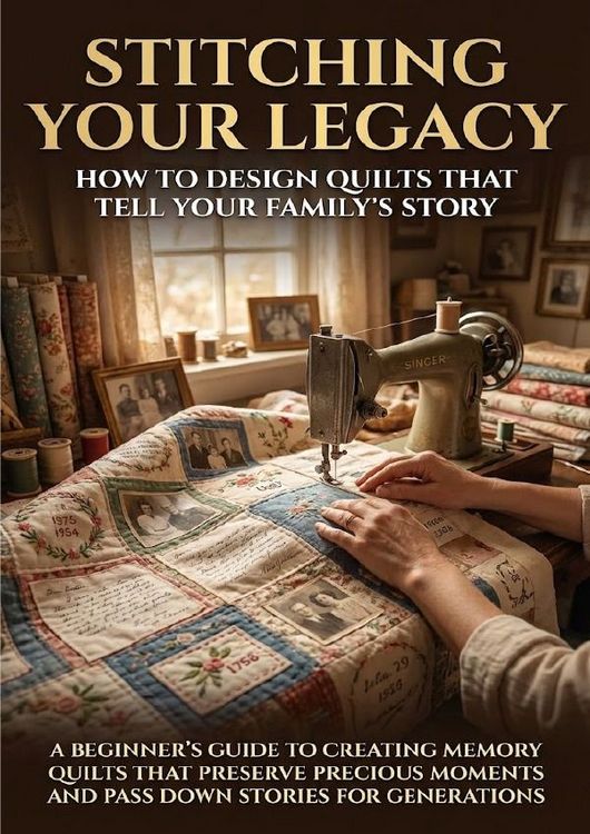 Produktbild: Stitching Your Legacy: How to Design Quilts That Tell Your Family's Story