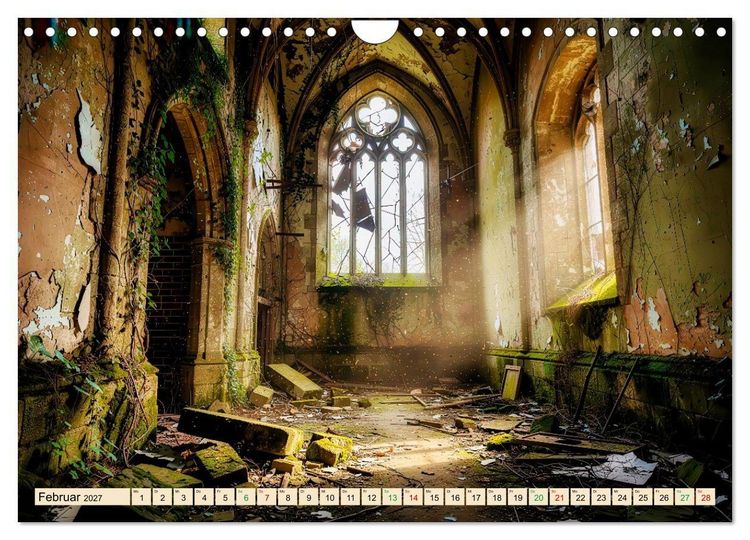 Produktbild: Lost Places &ndash; Stille Zeugen der Vergangenheit (Wandkalender 2027 DIN A4 quer), CALVENDO Monatskalender